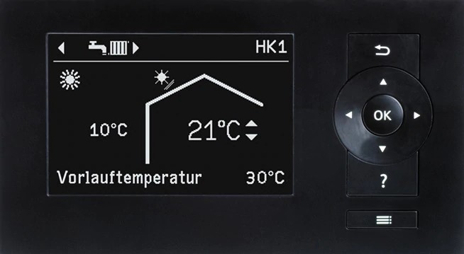 Jednoduchá obsluha regulace Vitotronic