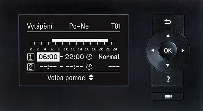 Regulace Vitotronic 200 s ovládáním