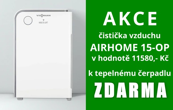 AKCE - čistička vzduchu AIRHOME 15-OP v hodnotě 11580,- Kč ZDARMA
